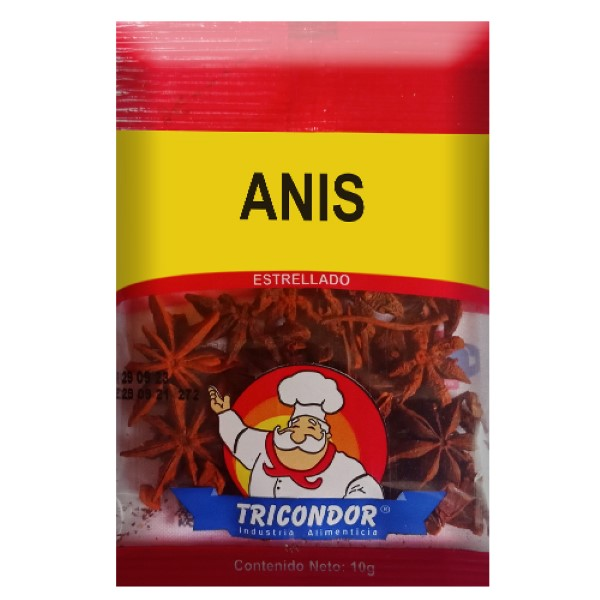 Tricondor Condimento Anis Estrellado 10 g