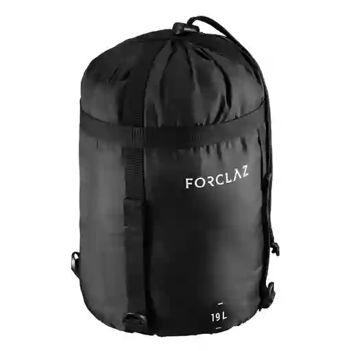 Forclaz Funda de Compresión de Sleeping Camping Trekking Negro
