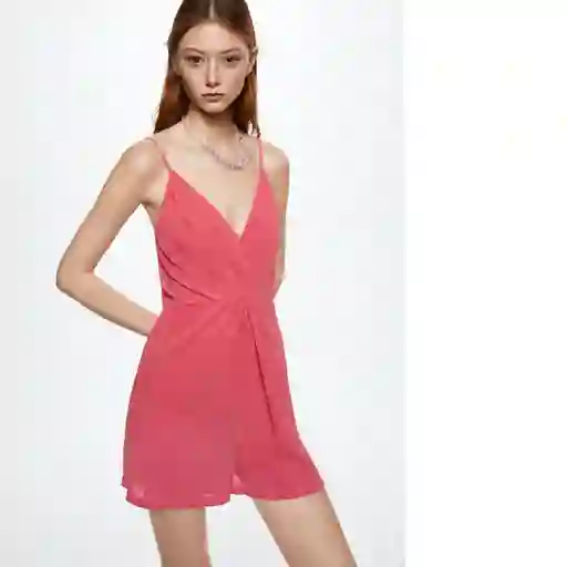 Vestido Mono Solis Fresa Talla XS Mujer Mango