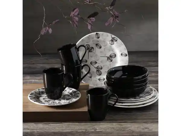 Corona Vajilla Meranti 4 Puestos 16 Piezas