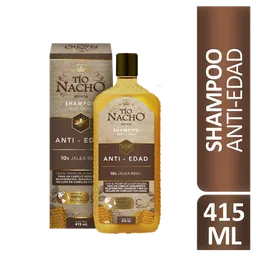 Tio Nacho Shampoo Anti-Edad Nutrición y Brillo Jalea Real