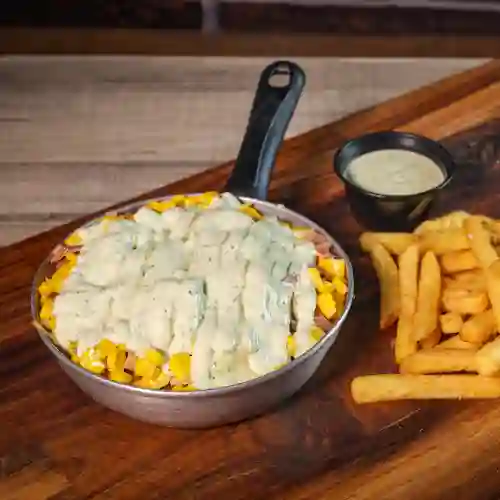 Mazorca desgranada de pollo