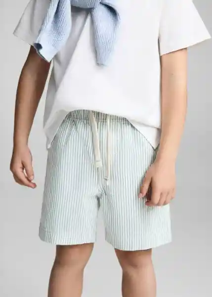 Bermuda Aron Verde Talla 70 Niños Mango