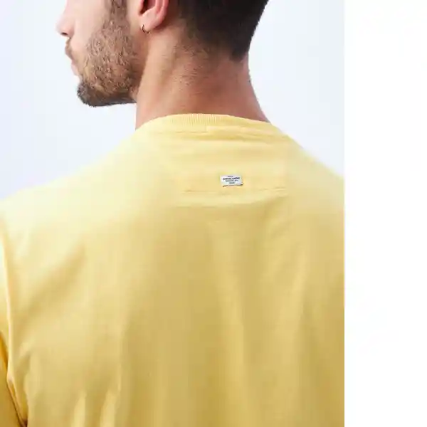 Camiseta Hombre Amarillo Talla M 842F002 Americanino