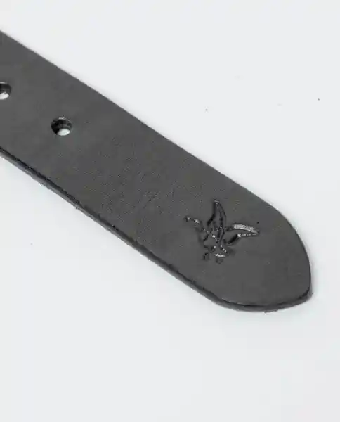 Cinturón Heritage Negro Sombrío Ultraoscuro Talla 36 Chevignon