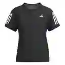 Adidas Camiseta Manga Corta Otr B Tee Correr Mujer Negro T.XL