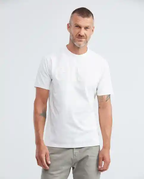 Ch57 T-shirt M/c Crudo Prístino Claro Talla Xxl Hombre Chevignon