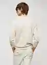Jersey Lotus Offwhite Talla L Hombre Mango