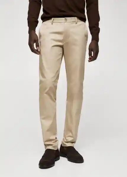 Pantalón Graham Beige Talla 46 Hombre Mango