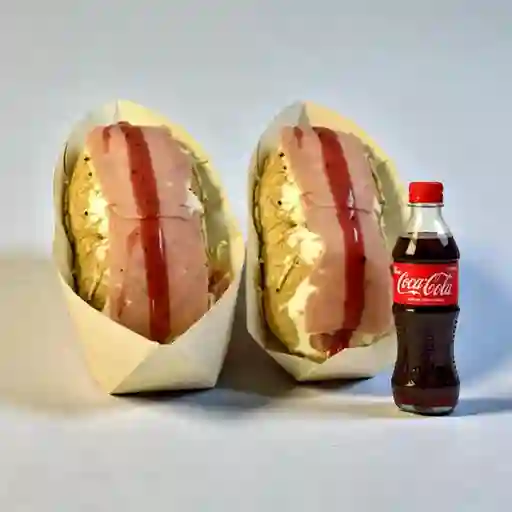 Combo Perro Sencillo + Coca Cola Original 400 ml