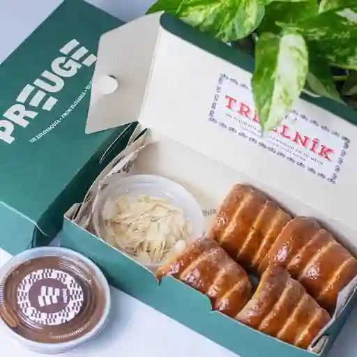 Caja de mini trdelníks x 4