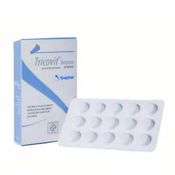 Tricovit Suiphar 400Mg Caja X 60 Tabletas
