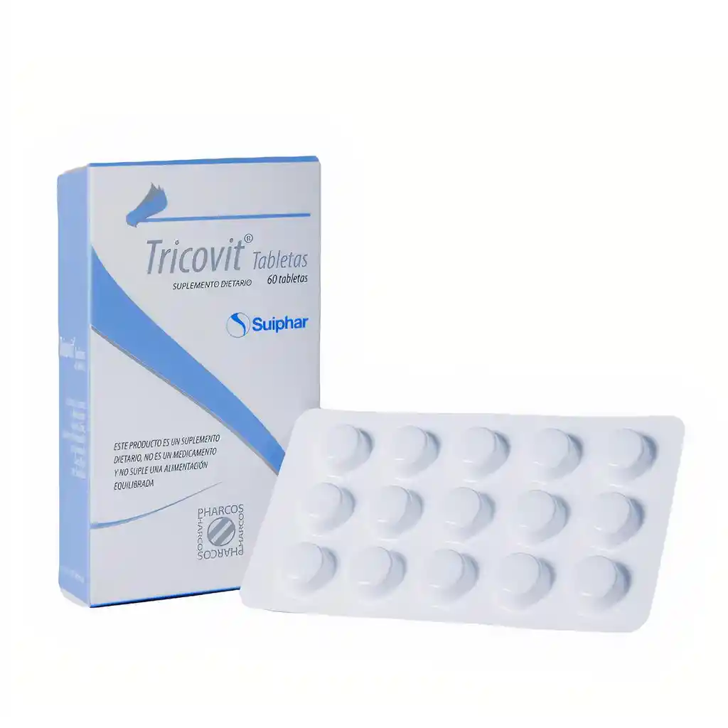 Tricovit Suiphar 400Mg Caja X 60 Tabletas