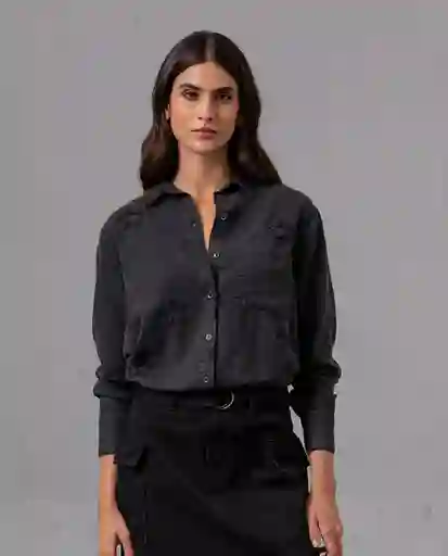 Camisa Mujer Negro Sombrio Ultraoscuro Talla M 93237 Rifle