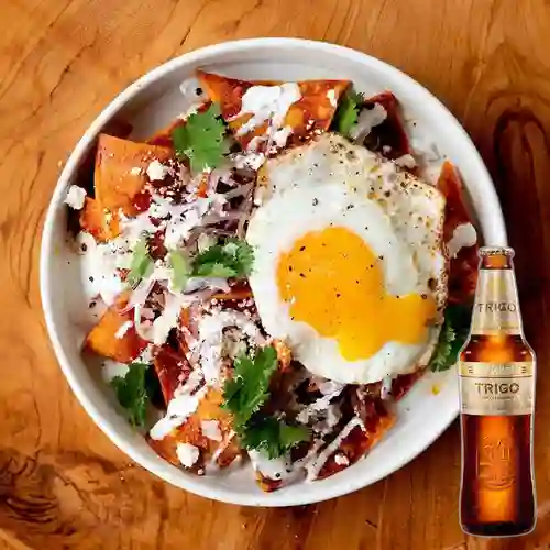 Combo Chilaquiles + Club Colombia Trigo 330 ml