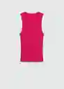 Top Karl Fucsia Talla L Mujer Mango