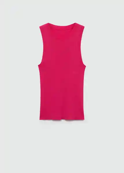 Top Karl Fucsia Talla L Mujer Mango