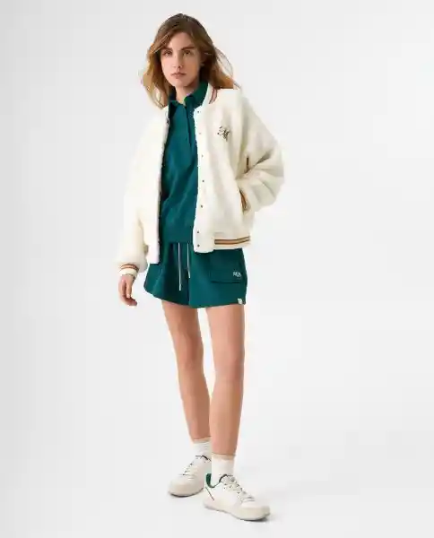 Chaqueta Mujer Crudo Talla L 622G000_CRU110105 Americanino