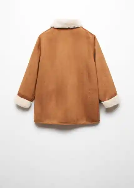 Abrigo Mariona Camel Talla 07 Niña Mango