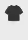 Camiseta Wyatt2 Gris Oscuro Vigore Talla M Mujer Mango