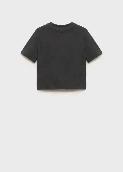 Camiseta Wyatt2 Gris Oscuro Vigore Talla M Mujer Mango