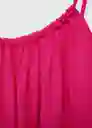 Vestido Alandi Fucsia Talla XS Mujer Mango