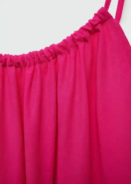 Vestido Alandi Fucsia Talla XS Mujer Mango