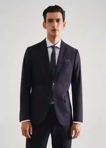 Blazer Americana Breda Navy Talla 48 Hombre Mango