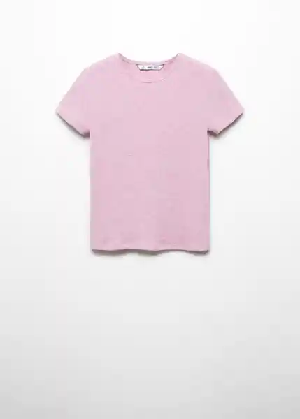 Camiseta Gal Rosa Talla L Mujer Mango