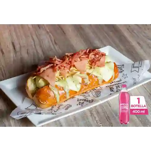 Combo Perro Ranchero + Postobón Manzana 400 ml