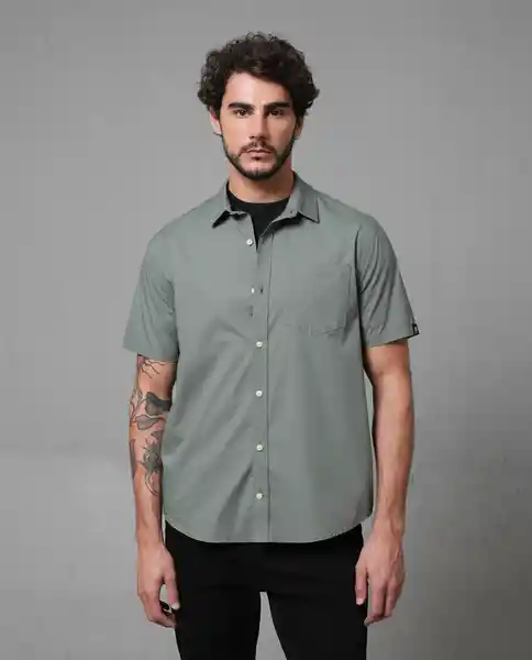 Camisa Hombre Verde S 110 G100_VER196110 Rifle