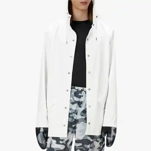 Rains Chaqueta Corta Blanca S