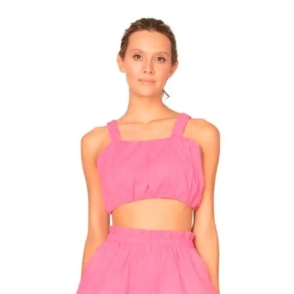 Top Baixa Fucsia Talla Xs