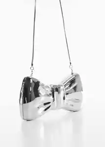 Bolso P Ariadna Plata Mujer Mango