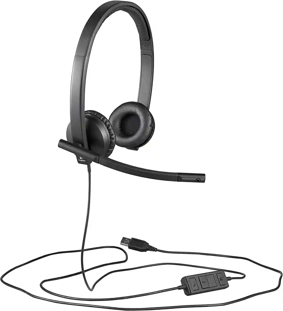 Logitech Diadema Estéreo H570E USB Negro