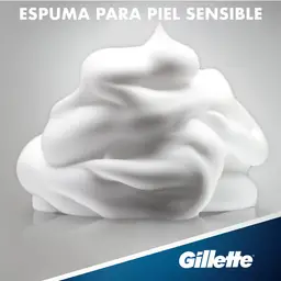 Gillette Prestobarba Sensitive Espuma de Afeitar 