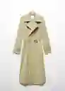 Gabardina Trench Taxi Khaki Talla M Mujer Mango