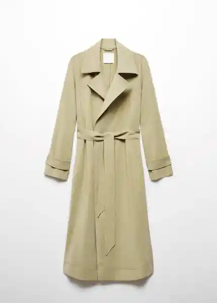 Gabardina Trench Taxi Khaki Talla M Mujer Mango