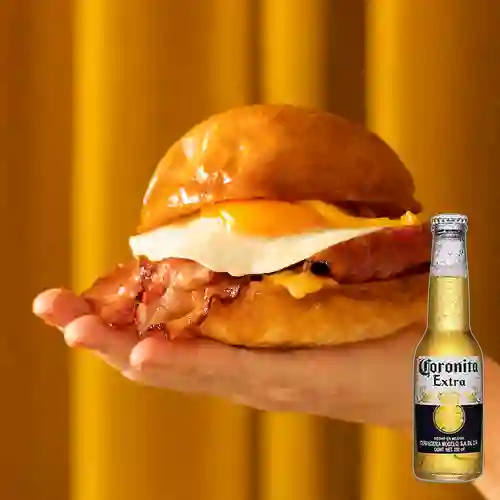 Combo Sándwich Medio + Cerveza Coronita Bot. 210ml