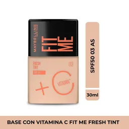 Base Líquida Maybelline Fit Me Fresh tint 3