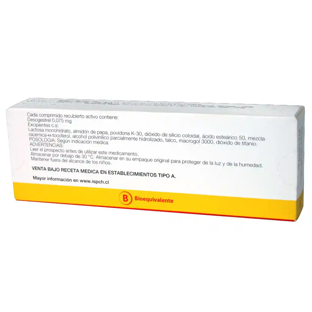 Tejania Comprimido Recubierto (0.075 mg) 