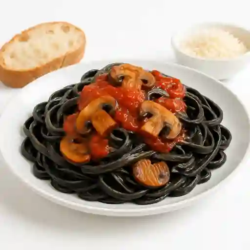 Pasta Calamar y Hongos