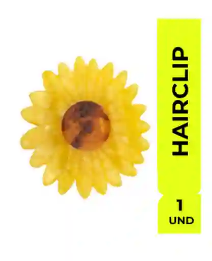 Hairclip Gancho Girasol Pinza Neon