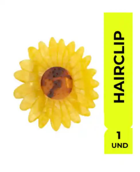 Hairclip Gancho Girasol Pinza Neon