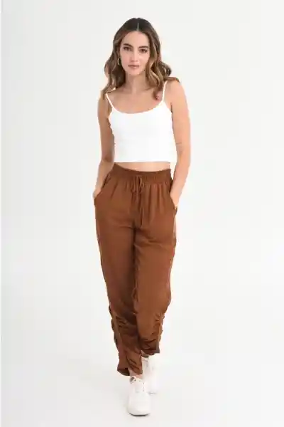 Regged Pantalón Harem Valdiri Color Cobre Talla 12