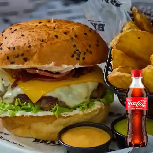 Combo S91 + Papas + Coca Cola Original 400 ml