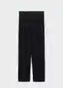 Pantalón Iguana Negro Talla 18 Mujer Mango