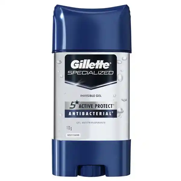 Gillette Desodorante Antibacterial Invisble en Gel
