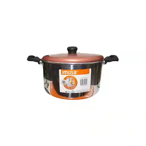 Imusa Olla Aluminio Fenol Tapa Roja de 1.9 L 16 cm