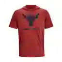 Under Armour Camiseta Project Rock Terry hd Hombre Rojo Talla M